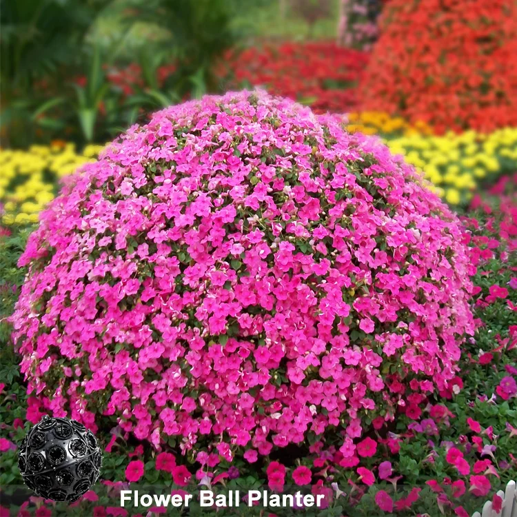 Large spherical flower pot Garden supplies Large spherical plastic flower pot