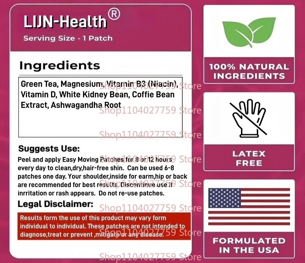 30 cerotti cerotti transdermici disintossicanti per il colon - pulizia digestiva e supporto per la normalità