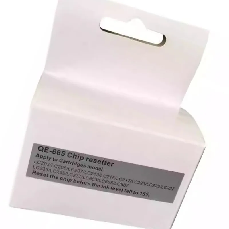 

LC203 LC205 LC207 LC205 LC209 LC223 LC665 LC669 LC225 LC227 LC229 LC213 LC215 LC217 LC219 Cartridge Chip Resetter For Brother