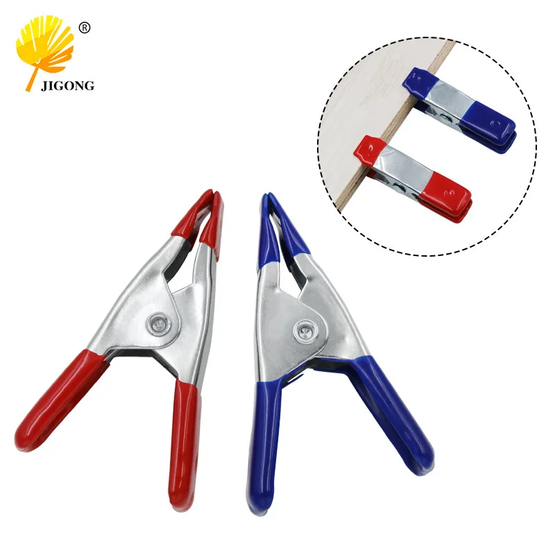 2 inch metal woodworking A-shaped clip DIY shadow cloth tent clip Spring clip Surface galvanized elastic fixed fixture