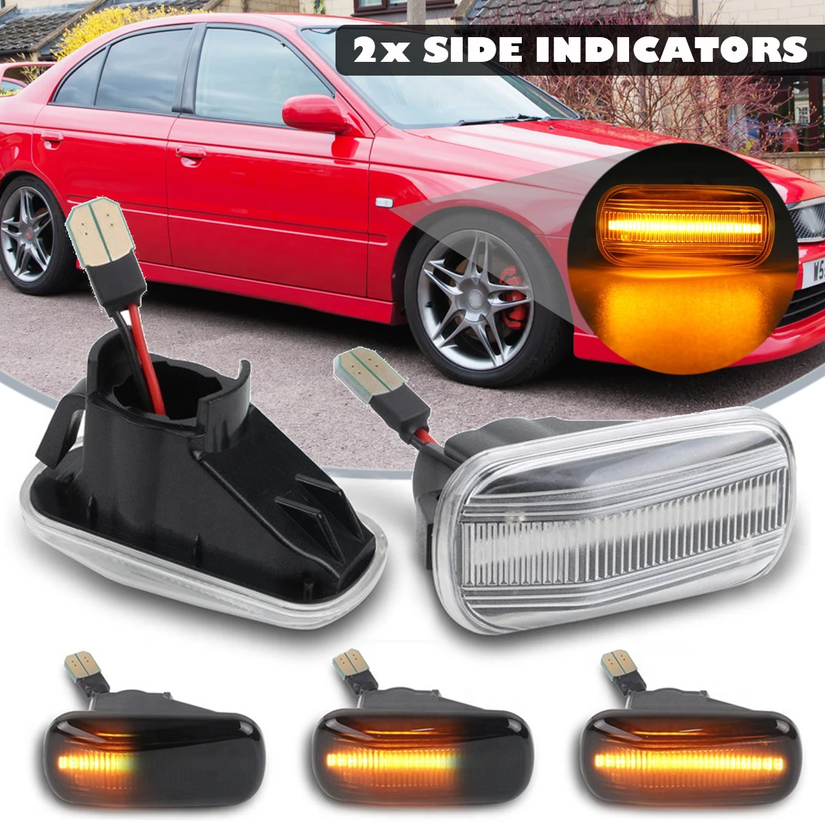 

Led Dynamic Blinker Side Marker Turn Signal Light For Honda Stream CR-V HR-V Civic City Fit Jazz Accord Repeater Signal Light