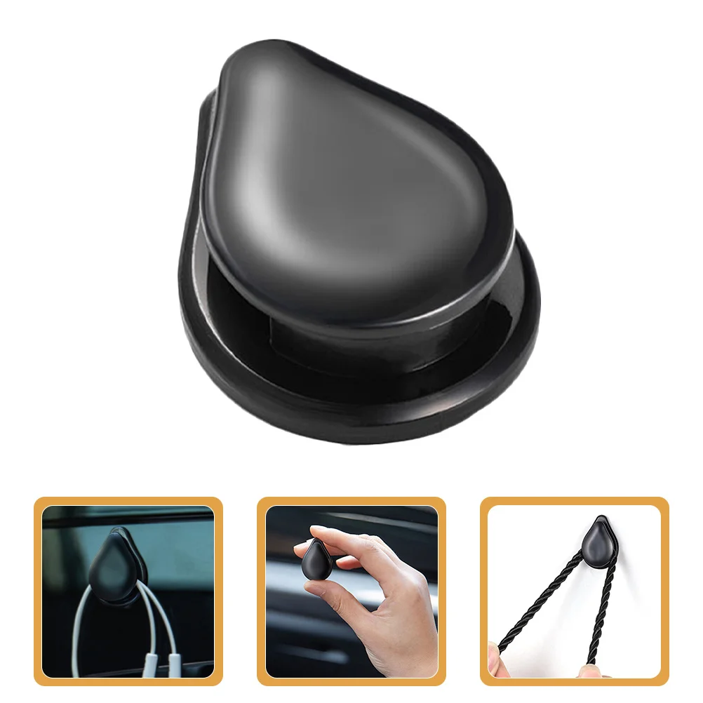 

8pcs Car Mini Hooks Adhesive Key Holder For Dashboard Storage Small Hooks Reusable Auto Interior Accessories Stick On Hook For