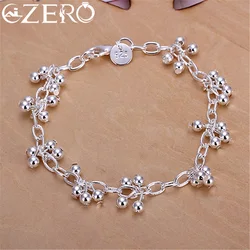 Beautiful 925 Silver Bracelets Nice For Wedding Women Chain Bracelet Charm Beads Fashion Gorgeous Jewelry Wholesale