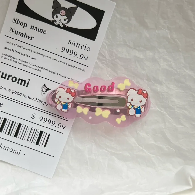 6Pcs Cartoon Cloud BB Clip Ins Sweet And Cute Girl Bangs Clip Japanese And Korean Student Cartoon Headband