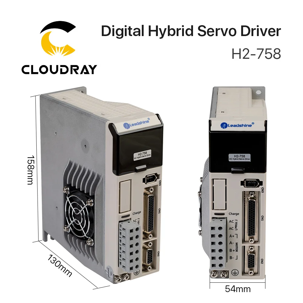 Imagem -02 - Leadshine-servo Driver Híbrido Nema34 Stepper Motor Cnc Gravação Fresadora H2758 Fases 5080vac 09a