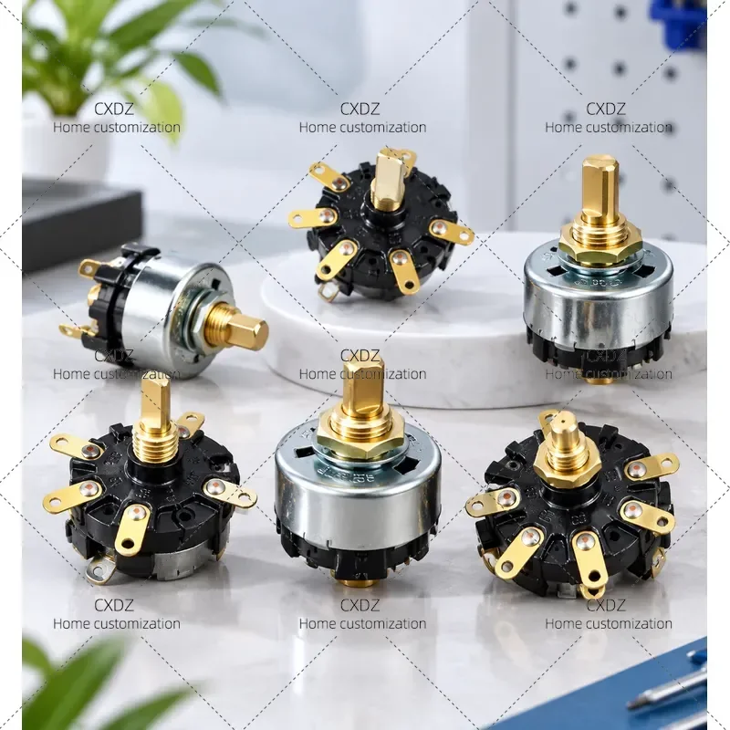 SRF113 SRF-113 FUJI Rotary Knob Switch Three Speed Switch 6A AC125V