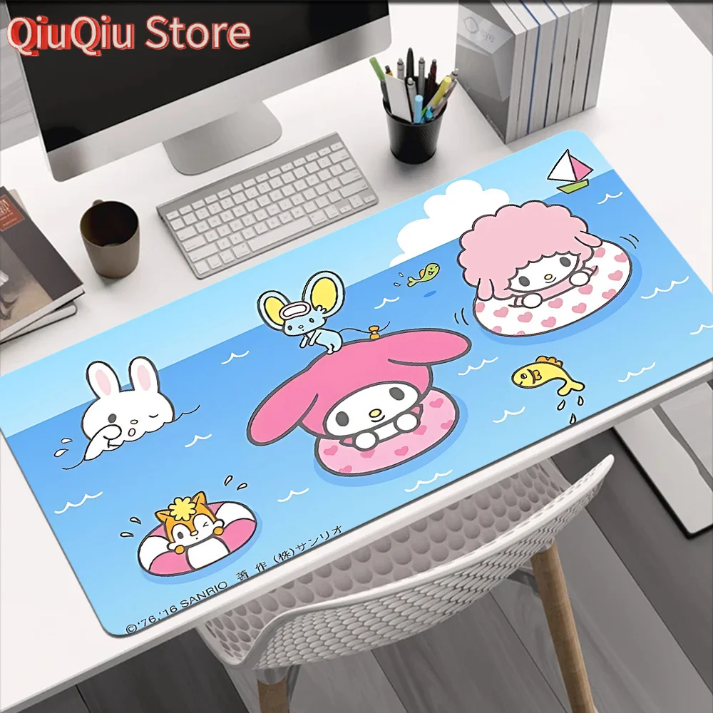 

1pc Sanrio My Melody Anime Gaming Mouse Pad - Large Non-Slip Desk Mat with Cute My Melody Characters, Extra-Long or Wide Sizes (