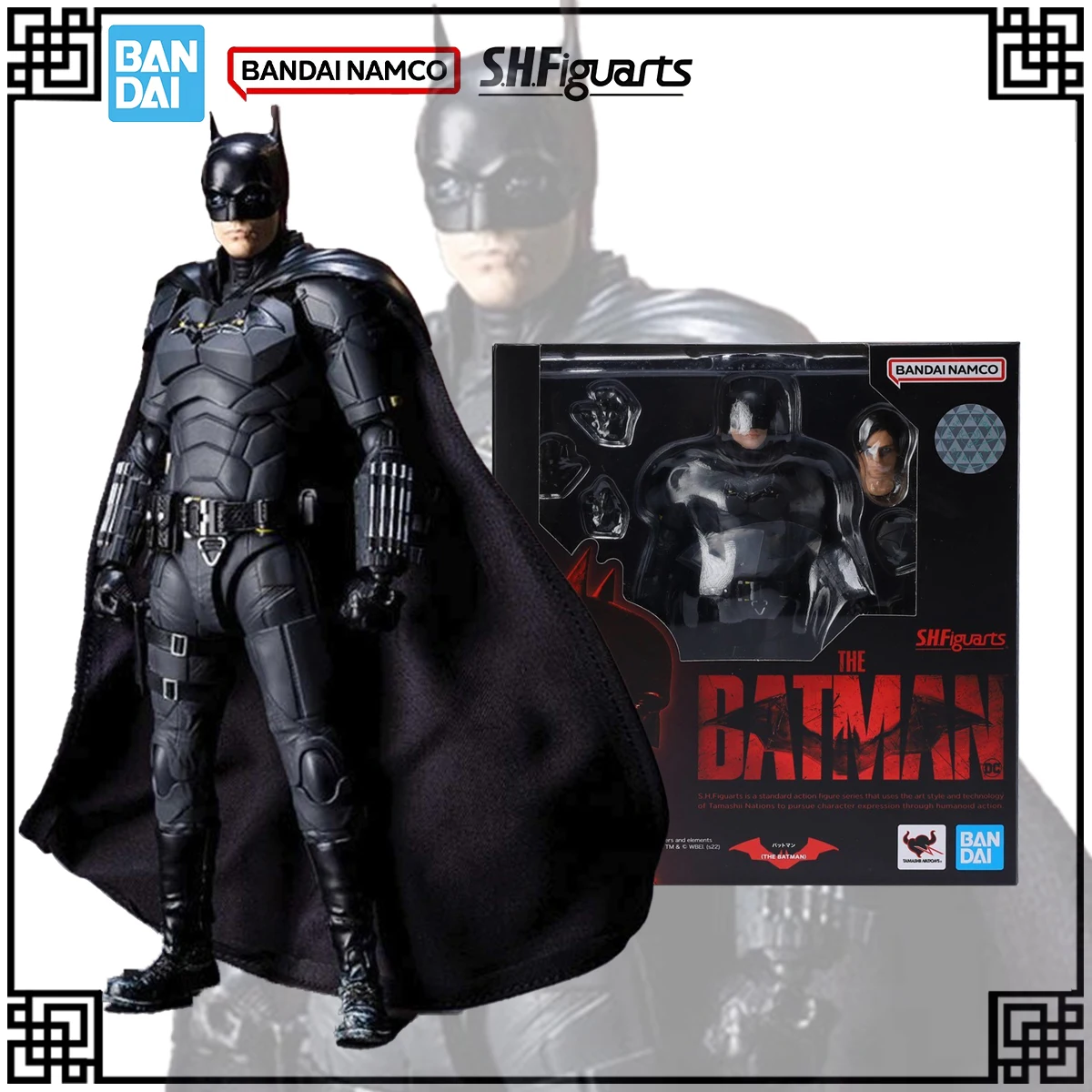 

В наличии Bandai, оригинальная американская серия SHF, аниме-фигурка THE BATMAN, экшн-фигурки, игрушки для детей, рождественские подарки