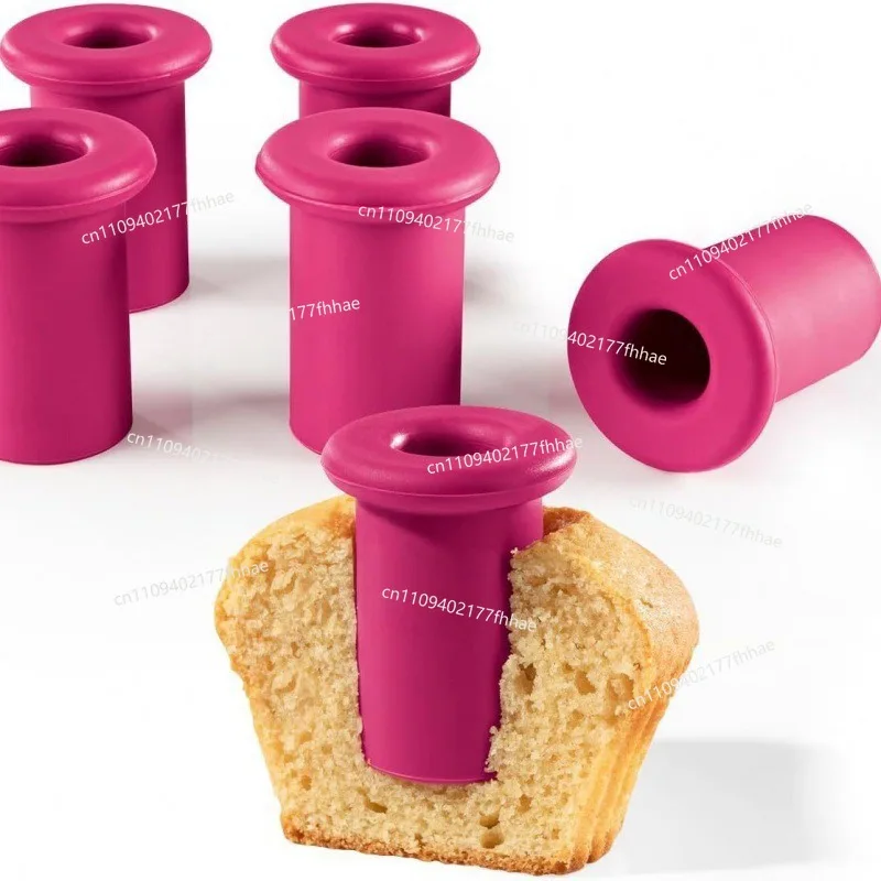 Household Small Artifact Kitchen Set Bread Cake Muffin Round Drilled Silicone Opening Plug