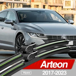 For Volkswagen VW Arteon 2017-2023 Front Windshield Wiper Blades 2pcs Windscreen Window Accessories 2018 2019 2020 2021 2022