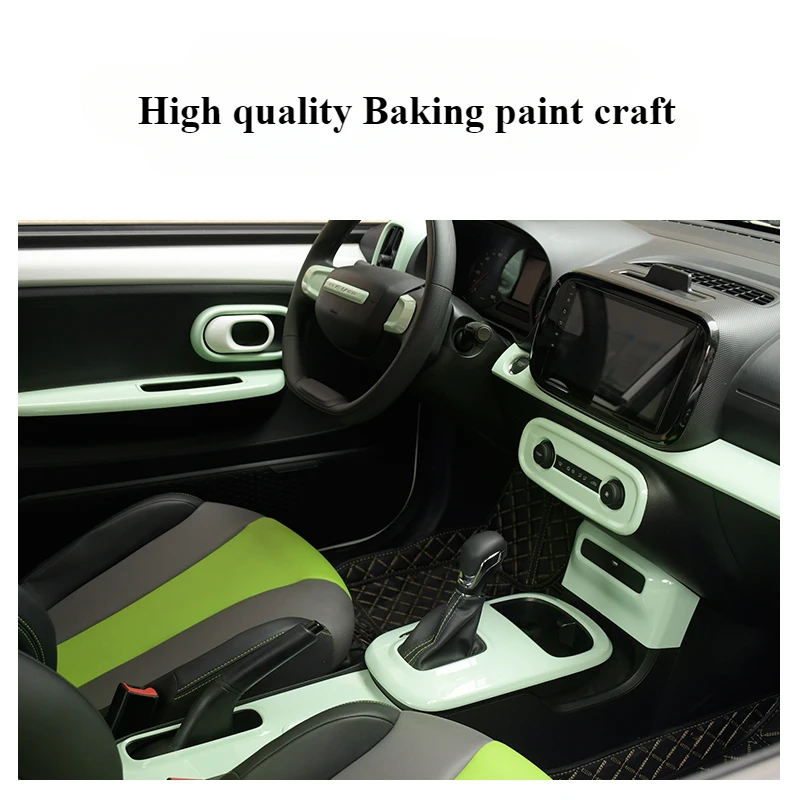 FOR Rongwei Colevy interior stickers decorative steering wheel outlet center console green stickers clever color change stickers