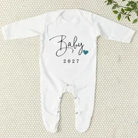 Bientôt disponible : Combinaison, Body, Pyjama, Barboteuse pour Bébé 2027, Tenue de sortie d'hôpital pour nouveau-né, Combinaison de révélation de la grossesse 9