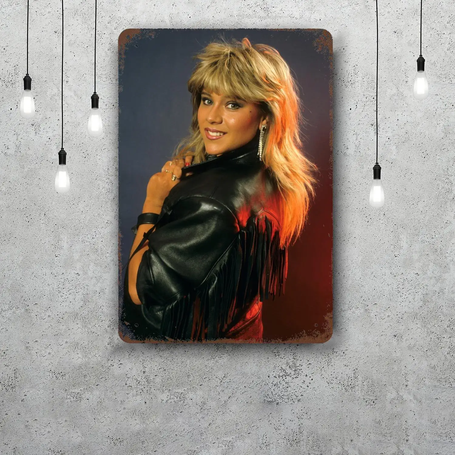 Samantha Fox Decor Poster Vintage Tin Sign Metal Sign Decorative Plaque for Pub Bar Man Cave Club Wall Decoration