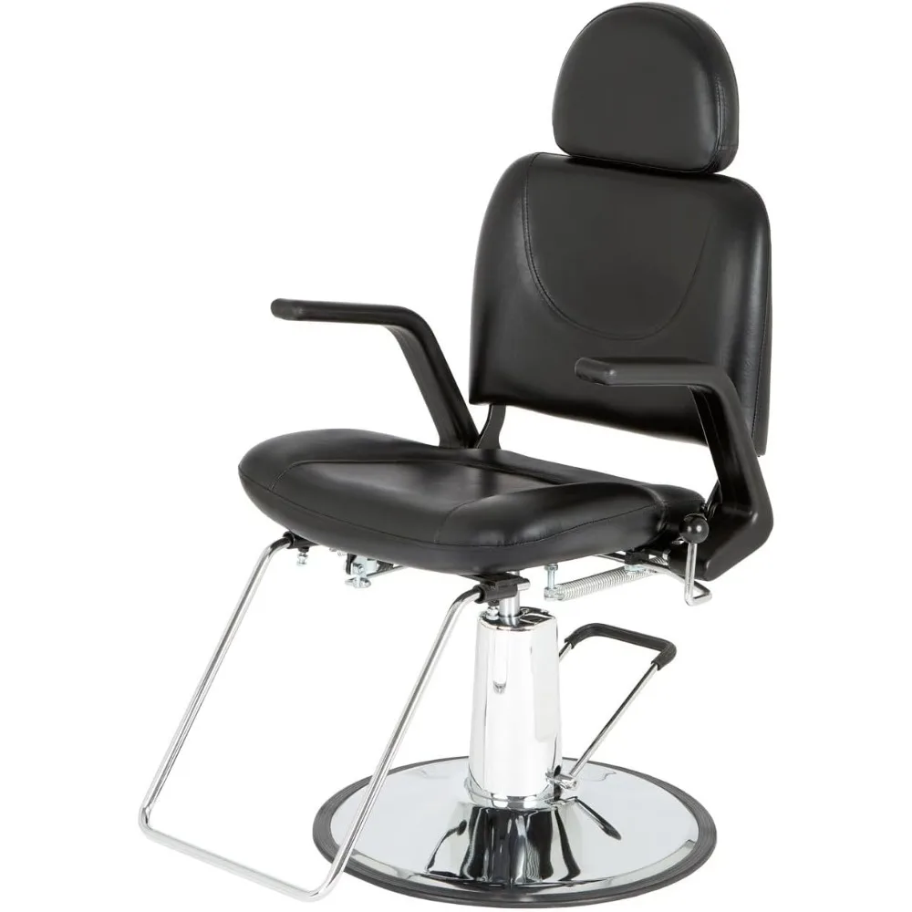 Styling Chair for Professional Hair Salons , All-Purpose Modern Salon Chairs with Heavy Duty Chrome Base, Barber's Chair