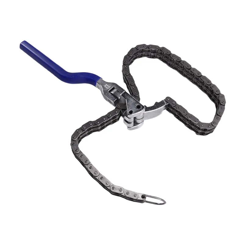 

Auto Handle Tools Chain Type Oil Filter Wrench Spanner Long Handle Ergonomic Auto Car Repairing Tool Set