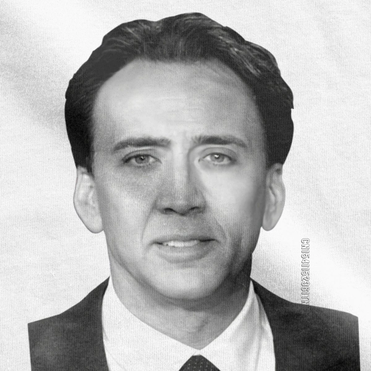 Nicolas Cage John Travolta Face Off Men Black Men\'s T Shirts Novelty Tees Classic Crew Neck T-Shirt 100% Cotton Clothes