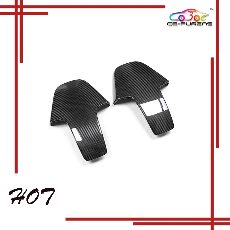 

Аксессуар для BMW G80 M3 F91 F92 F93 M8 F97 X3M F98 X4M 2020 2021 2022 100% задняя крышка сиденья из настоящего углеродного волокна, глянцевая черная отделка
