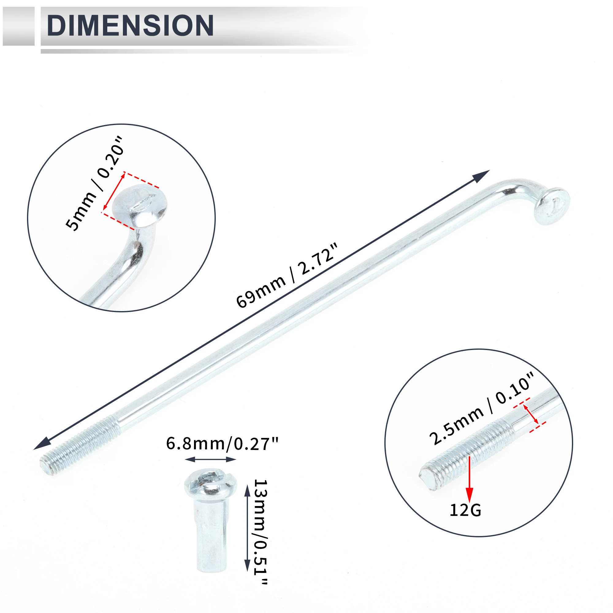Variant: 36Pcs-69mm-12G