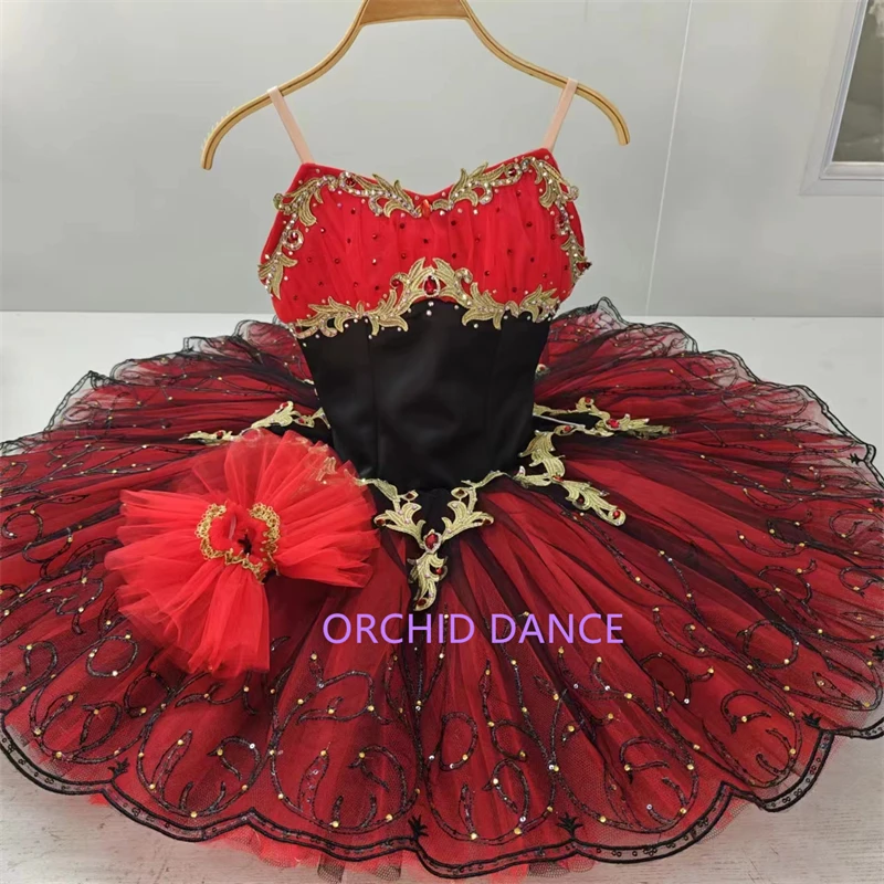 high quality  hot sell Unique Design Kids Girls Children Women Adult Performance Wear Gold Pink Ballet Tutu Costumes