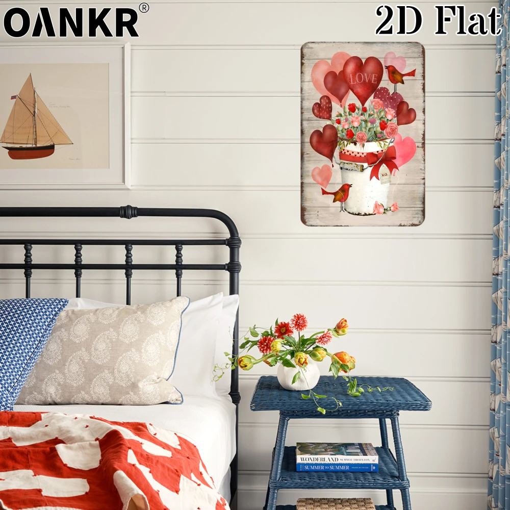 Vintage Children's Room Sweet Decor Metal Tin Sign, Wall Art Poster Metal Signs for Man Cave Bedroom Home Decor Accessories
