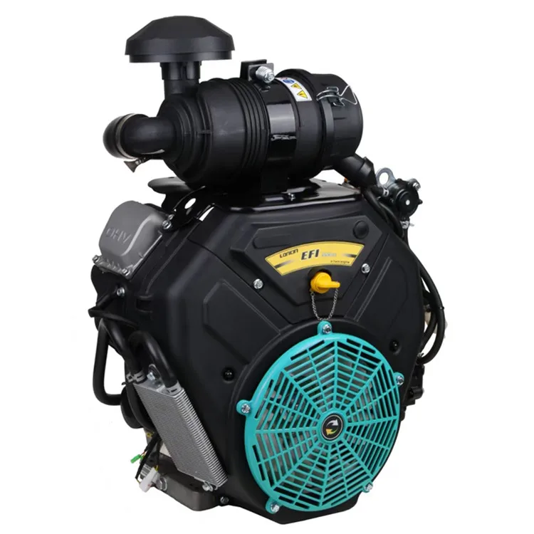 999CC Electronic Injection EFI LC2V90FD  Engine Electric Start 4 Stroke Output Shaft 36.5MM 35HP Loncin 2V90F