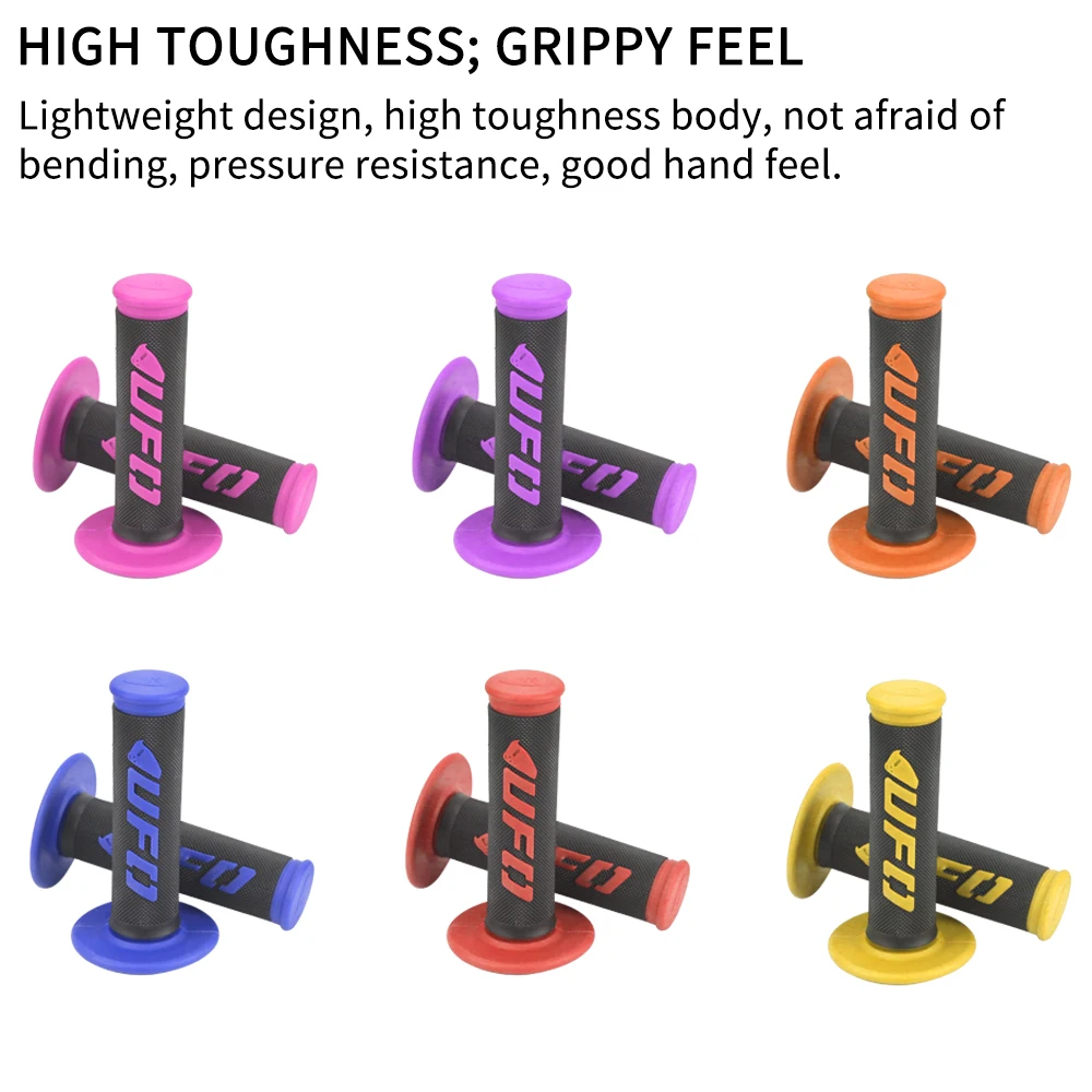 دراجة نارية العالمي مقبض قبضة 7/8 "22 24 مللي متر مقبض مقود دراجة ATV الترابية دراجة الطرق غير الممهدة سباق موتوكروس هلام المطاط الفرامل القبضات #4