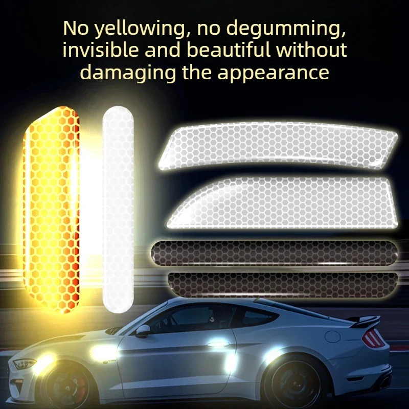 FOR Specific Car Model 3M Reflective Epoxy 3D Wheel Eyebrow Sticker Anti‑Collision Waterproof Exterior Decor Accessory