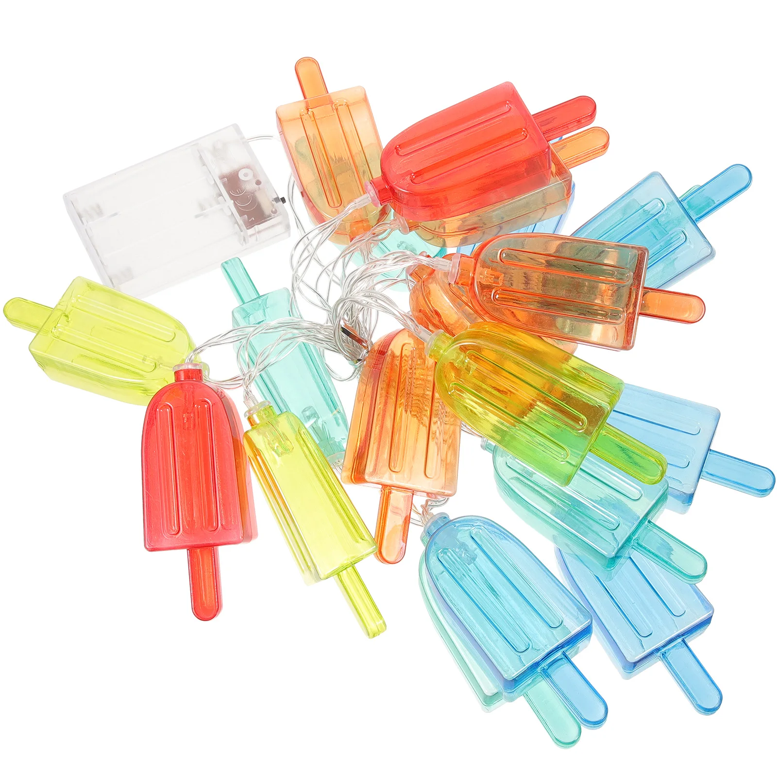 

1 String Ice Cream Light Decor Pendant Warm Non Dazzling Lighting for Party Festival Home Garden Ambience Ice Cream Pendants