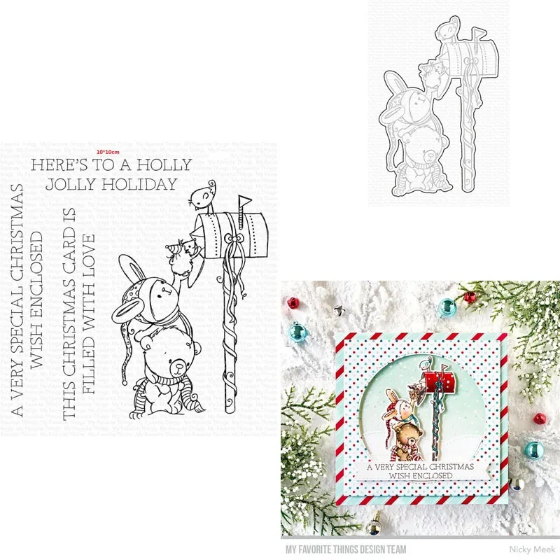 2021 Clear Stamps and Metal Cutting Dies Set For Making Greeting Card Scrapbooking