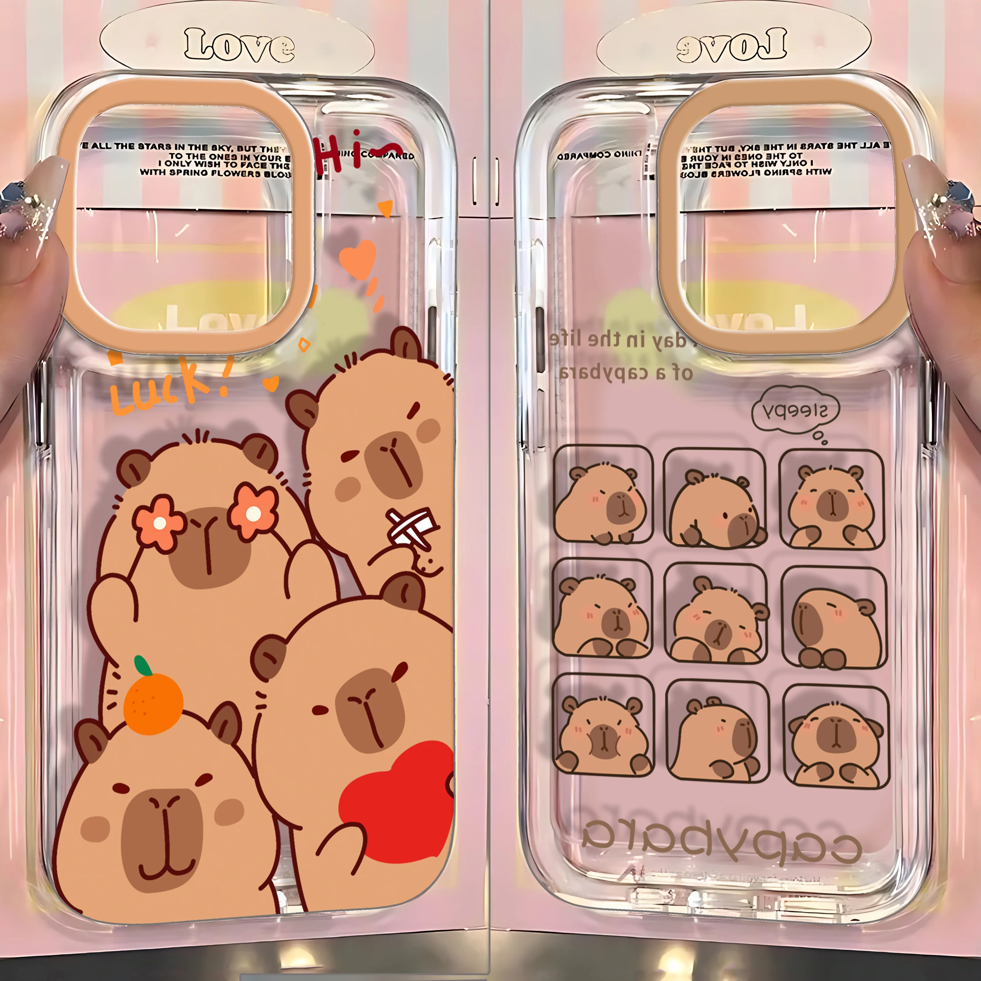 HOT Cute Cartoon Capybara Phone Case For Samsung Galaxy A37 A57 A16 A07 A17 A36 A26 A56 A55 A35 A25 A15 A54 A24 A14 A13 4G 5G