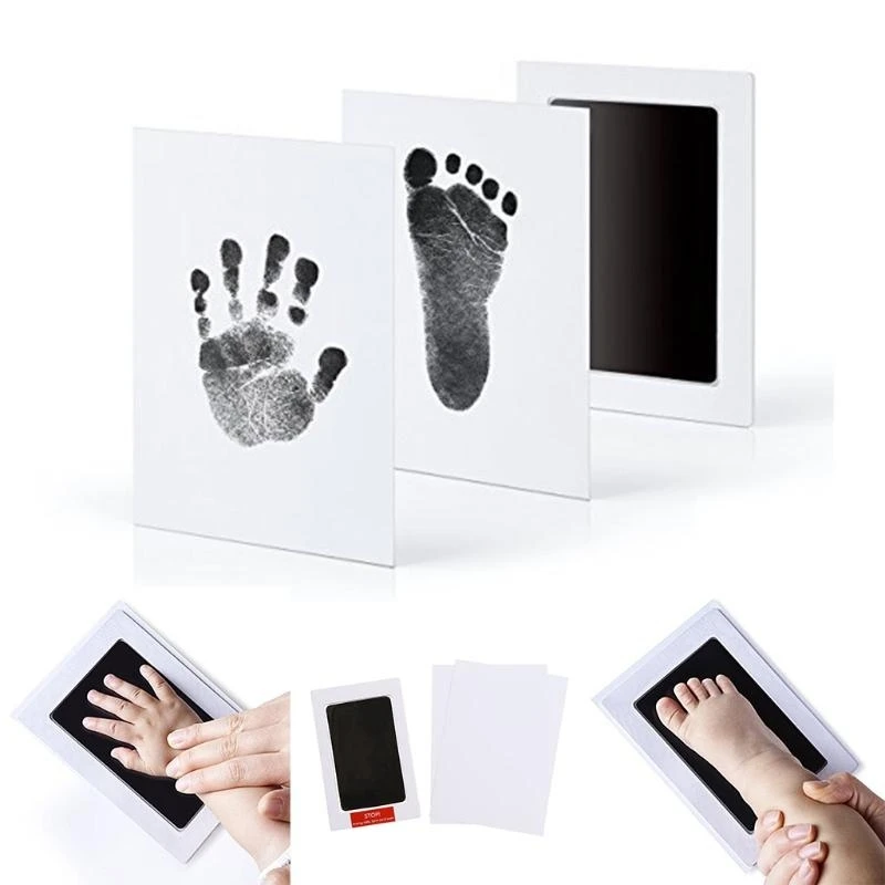 

M76C Newborn Baby Handprint or Footprint Clean-Touch Pad Inkless Mess Pad