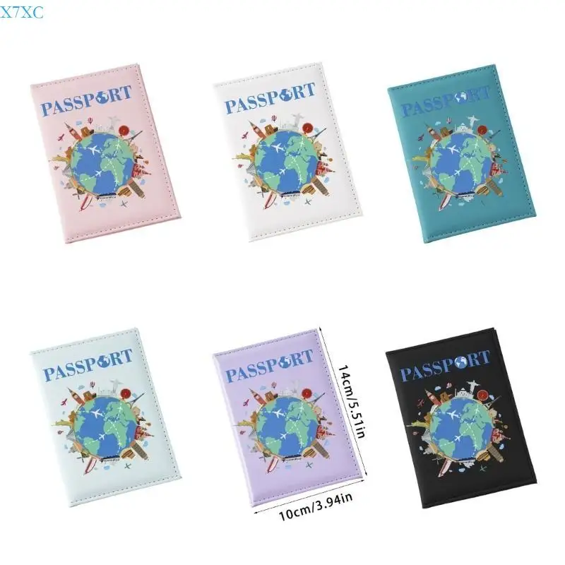 X7XC ปก PU หนังหนังสือเดินทาง PRING GLOBAL COVER