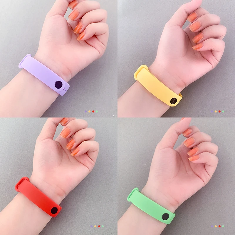 Strap For Xiaomi Mi Band 7 5 4 3 Bracelet Silicone Wristband belt Replacement Smart watch TPU For Xiaomi Band 6 MiBand 4 5 Strap