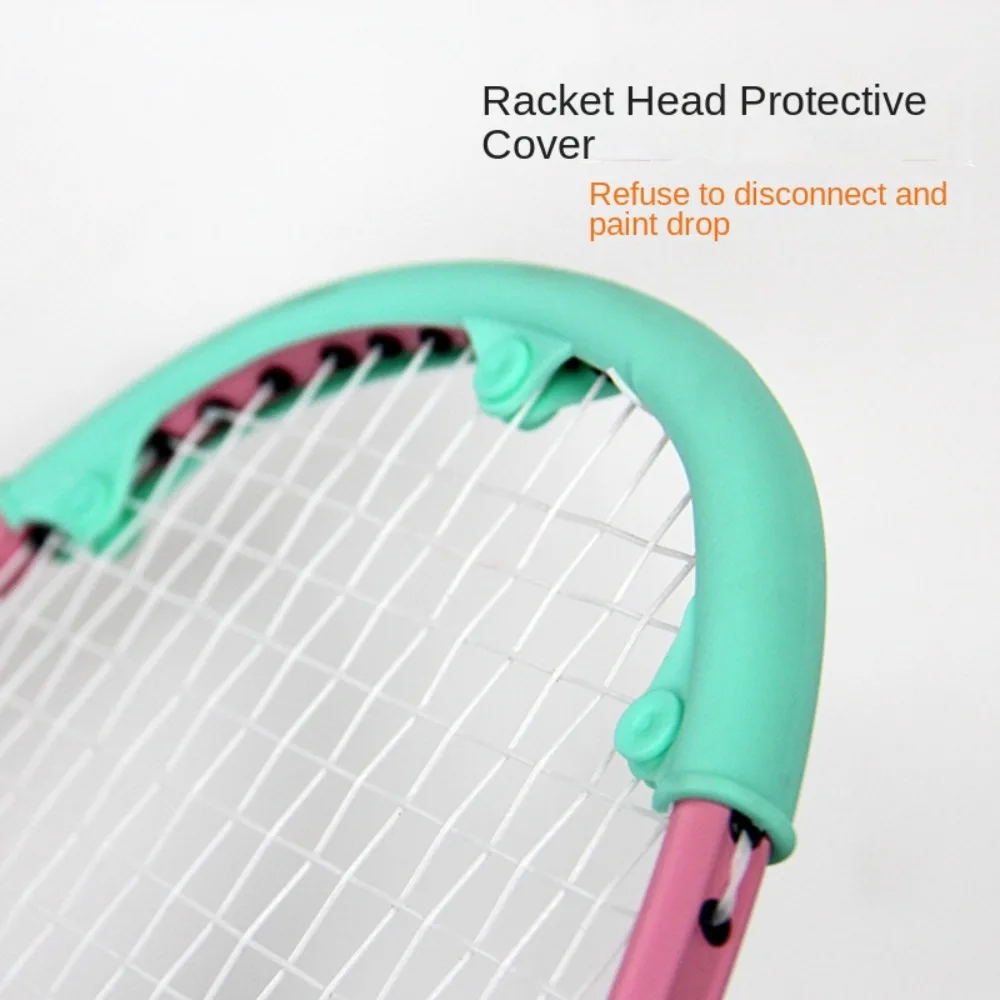 

Scratch Prevent Badminton Racket Head Edge Protector Reduce Impact Wear Resistant Racket Head Protector User-Friendly Design