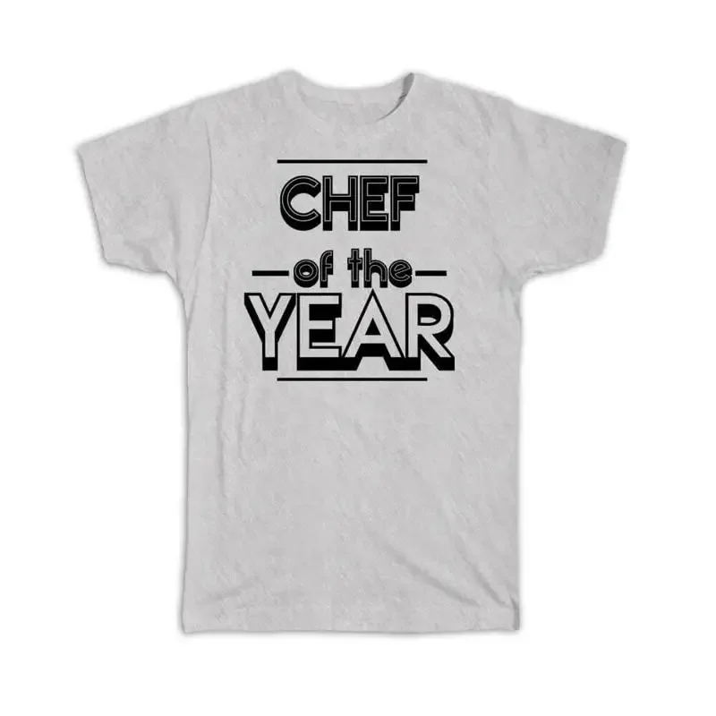 

Футболка CHEF of The Year, Рождество, день рождения, рабочая работа