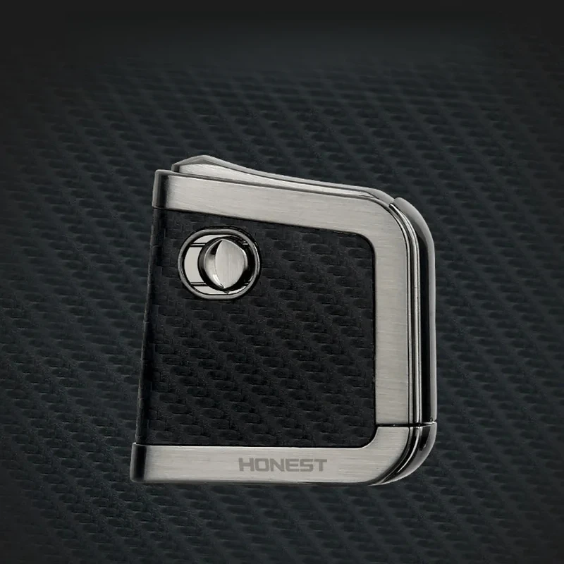 Nuevo encendedor de muela de cuero Retro, encendedor de Metal a prueba de viento, dispositivo de encendido de expulsión de un clic, encendedor de alta gama, regalo para fumar para hombres