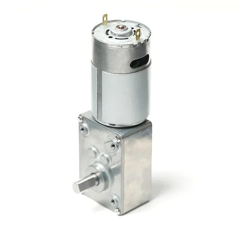 1 قطعة 5840-555 فرشاة المغناطيس الدائم تيار مستمر تباطؤ المحرك 12V24V توربو دودة منخفضة السرعة قابل للتعديل عزم دوران كبير الذاتي قفل