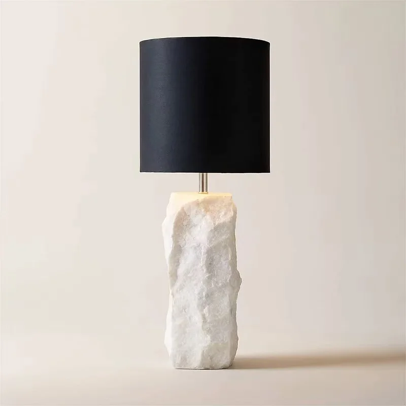 

Natural marble desk lamp designer lamp luxury living room bedroom atmospheric desk lamp