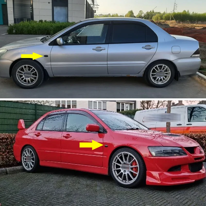 

2PCS For Mitsubishi Lancer 8 Montero 3 Pajero 3 Outlander 1 Delica 4 i Miev Space Side Marker Signal Lamp shell housings no bulb