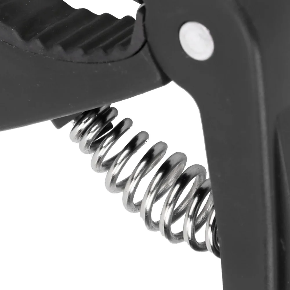 ABS Shell​ Guitar Capo ​With Spring ​6-String ​Guitar Clamp Black​&Pink ​Stringed Instrument Capo
