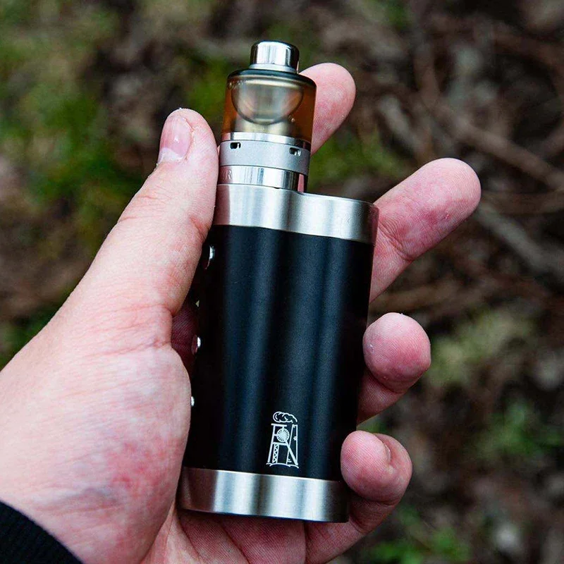 السجائر الإلكترونية الرمزية RTA بواسطة Amber Mods AMG-Amber RTA خزان قابل لإعادة البناء 316 SS 22 مم 3.5 مل 5 مل MTL قلم رذاذ واحد بملف Vape