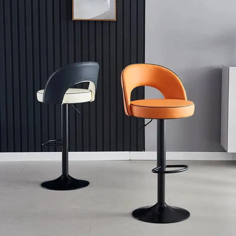 Muebles de salón, sillas de Bar, Cocina de lujo Sgabello Cucina Alto, sillas giratorias de Cocina, Taburete giratorio ajustable, Cocina Alto