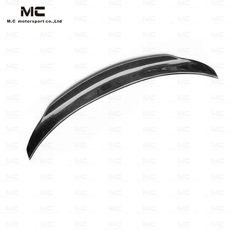 For  Benz C Class W205 AMG C63 PSM Style Carbon Fiber Spoiler Ducktail