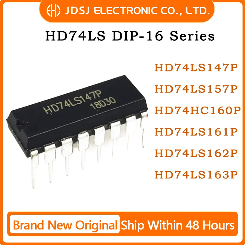 10PCS HD74LS147P HD74LS157P HD74HC160P HD74LS161P HD74LS162P HD74LS163P DIP16 Brand New Original Chip IC