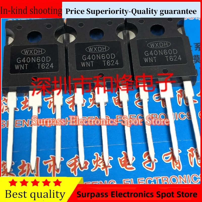 5PCS-10PCS G40N60D  IGBT TO-247 600V 40A  Best Quality Guarantee  Quick Delivery Fast Shipping
