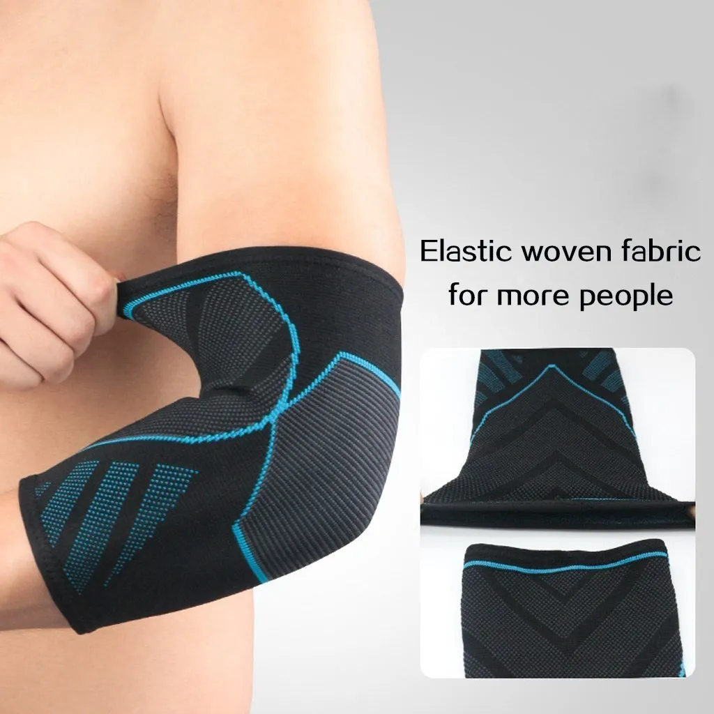 WorthWhile 1 PC Compression Elbow Support Pads Elastic Brace for Men Women Basketball Volleyball Fitness Protector Arm Sleeves