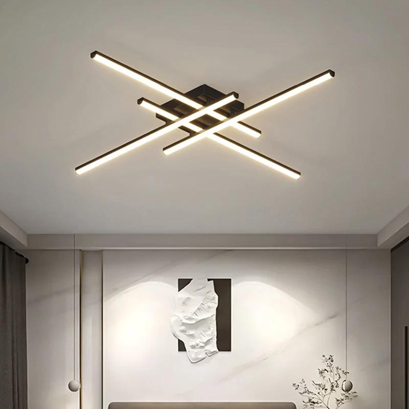 Simple Led Ceiling Lights Modern Living Room Corridor Chandelier Creative Nordic Luxury Decor Ceiling Lamps Home Indoor Fixtures