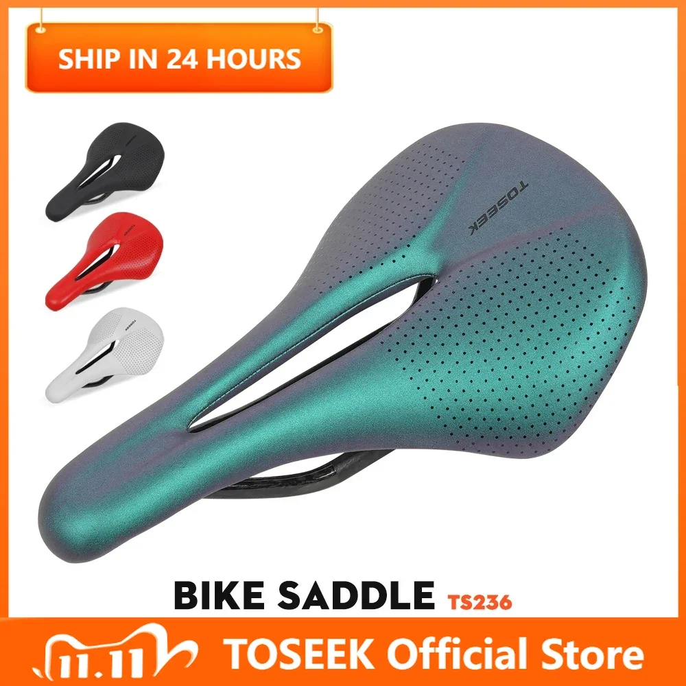 TOSEEK TS236 Mtb Bicycle Saddle Bike Seat EVA Material Mountain Bike Bicycle Products Accessories For MTB Racing