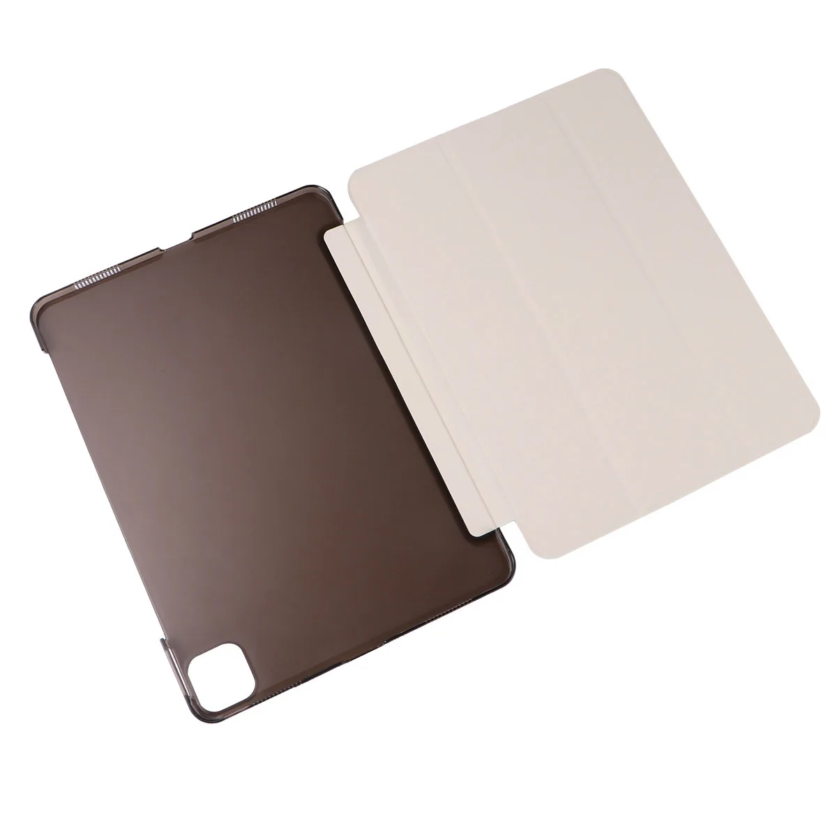 

Pu Tablet Case Trifold Cover With Microfiber Lining For 11 Inch Pro 2020 Compatible Protective Shell Tablet Pc Cover