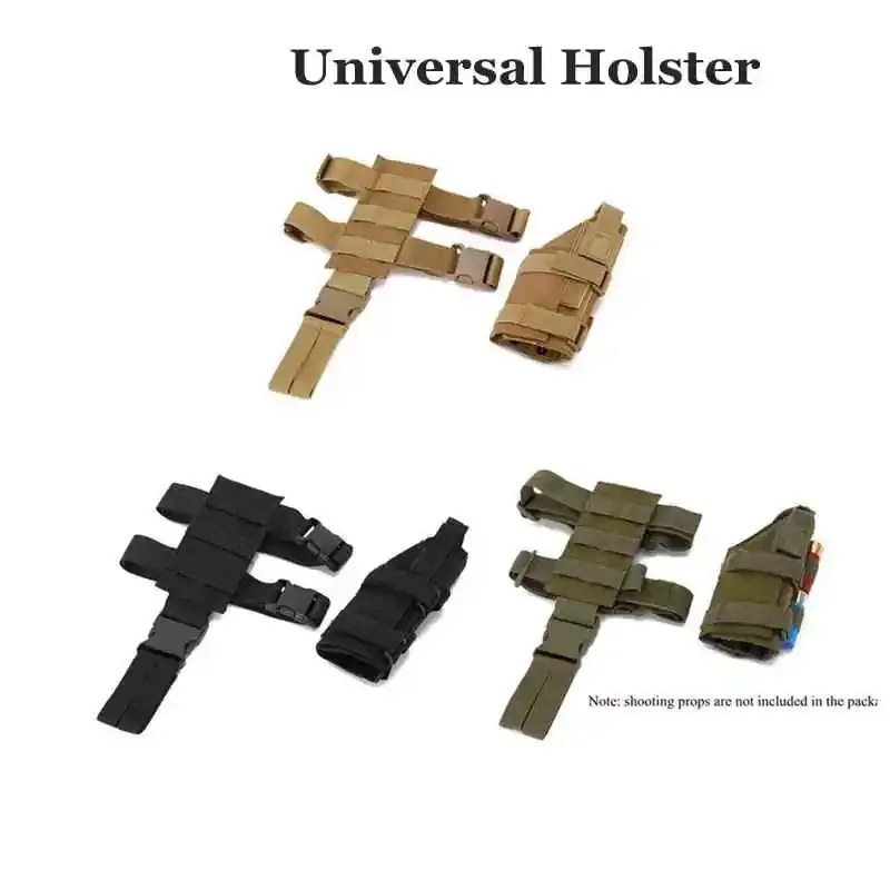 Tactical Drop Leg Holster Hunting Universal Handgun Molle Thigh Gun Case P99 SP2022 P320 M9 1911 S&W USP Shotgun Pouch